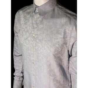 2020 Louis Vuitton Blue Monogram Dress Shirt by Virgil Abloh Men Size Small